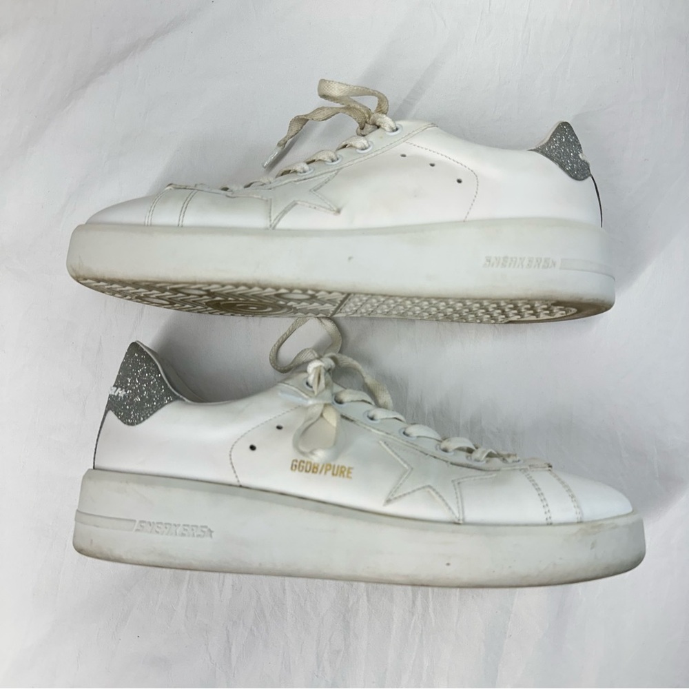 Golden Goose Pure Star Lace-Up Sneakers